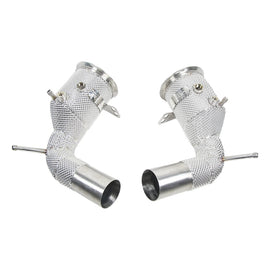 Porsche 911 992 2020+ 304 Stainless Steel Downpipes with Heat Shield