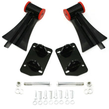 Load image into Gallery viewer, Chevy GMC Sonoma 1983-2005 LS1 5.3 6.0 V8 Swap Weld-In Aluminium Motor Mount Set, Black and Red