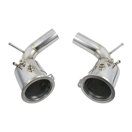 Porsche 992 911 Carrera Targa S 4 4S SS304 Race Downpipe Test Pipes - Mirror Polished