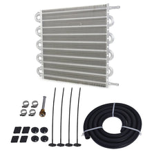 Load image into Gallery viewer, Universal 10-Row Aluminium Oil Cooler 15.5 x 12.5 x 0.75 inch with 6AN Ports - Engine / Transmission