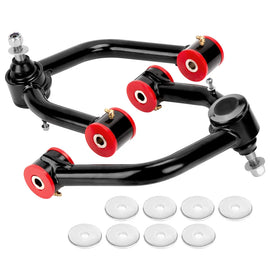 Toyota 4Runner 2003-2022 Front Upper Control Arms Pair for 2-4 inch Lift with PU Bushings - Black