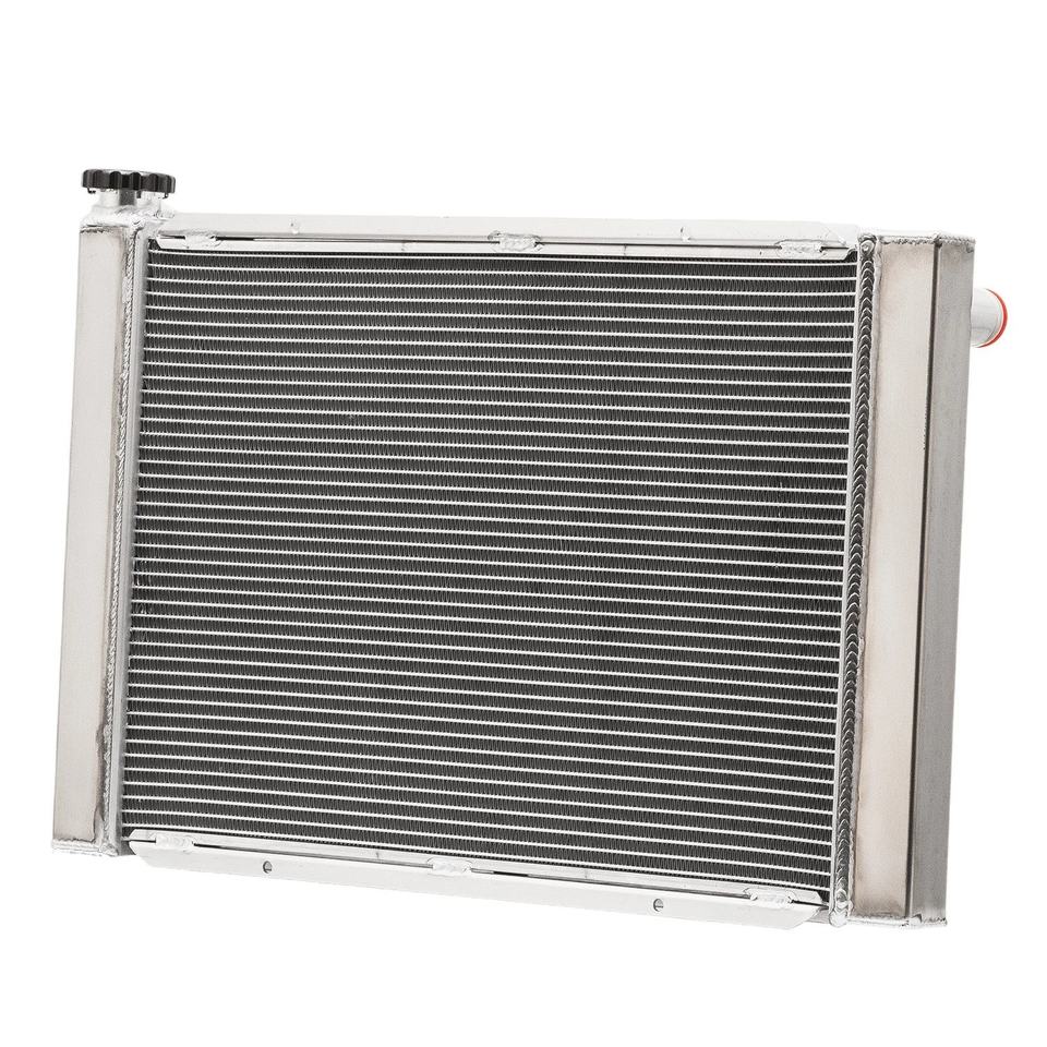 High Performance 28"x19" Universal 2-Row Aluminum Radiator for Chevy GM SBC BBC