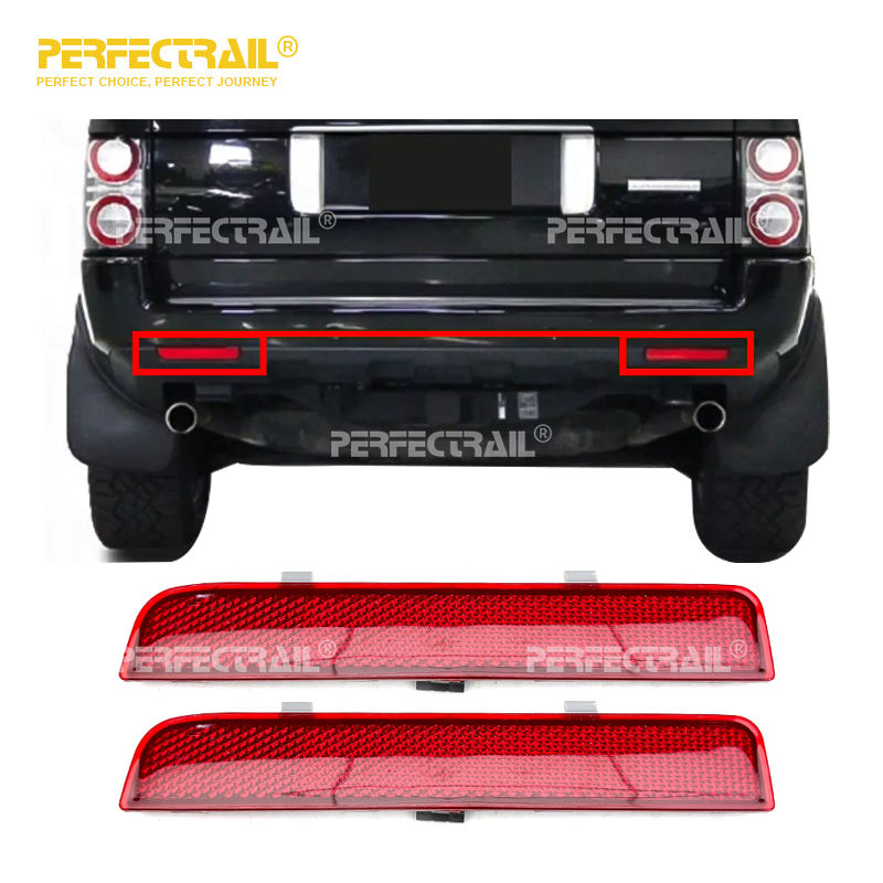 PERFECTRAIL LR006348 LR006349 Auto Parts Rear Bumper Reflector for Land Rover Range Rover III L322 Freelander 2 L359