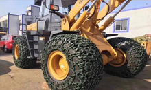 Load image into Gallery viewer, Hardened Steel Anti-skid Chain for 23.5R25 Loader Forklift Tires