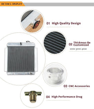 Load image into Gallery viewer, Aluminum Radiator for Chevrolet Truck Pickup 3100 3500 3800 V8 1955-1959 Water tank
