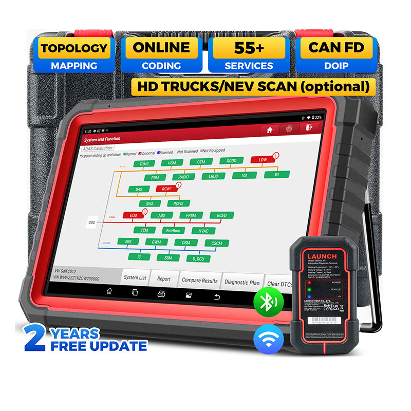 Launch X431 PRO3S+ V5.0 Flagship Bidirectional ECU Coding Tool
