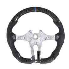 Load image into Gallery viewer, BMW F20 F22 F30 F32 F33 F36 F25 / M3 Carbon Fibre and Nappa Perforated Leather Sport Steering Wheel