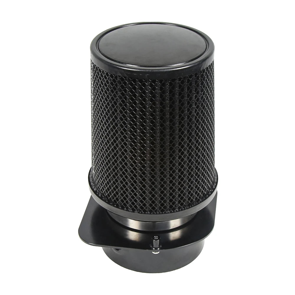 Mercedes-AMG A45 CLA45 GLA45 M133 CNC Aluminium Intake Adapter with 4 Inch Air Filter - Black