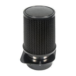 Mercedes-AMG A45 CLA45 GLA45 M133 CNC Aluminium Intake Adapter with 4 Inch Air Filter - Black