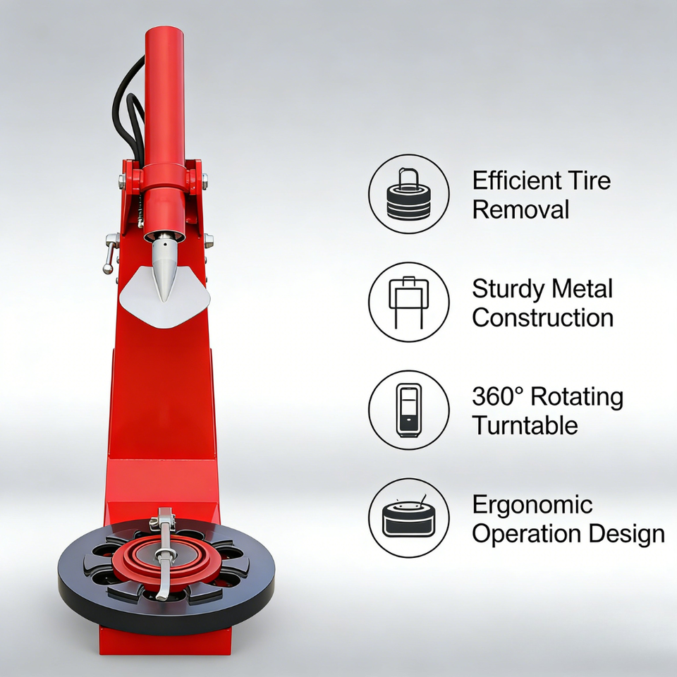Multifunctional Tire Changer, Hydraulic Operation, High Efficiency, Perfect for Tire Shops & Auto Repair Workshops