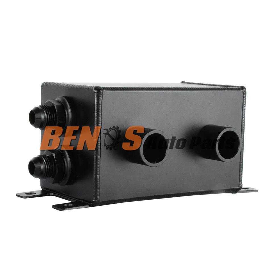10AN 2 Port Oil Catch Can Reservoir Tank with Breather Filter Baffled