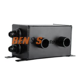 10AN 2 Port Oil Catch Can Reservoir Tank with Breather Filter Baffled