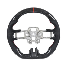 Ford Mustang 2018-2024 GT / GT350 / GT500 Real Carbon Fibre Sport Steering Wheel - Non-Heated