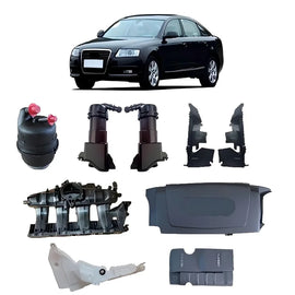 Audi A6 C6 2005–2011 Washer Bottle, Engine Cover, Intake Pipe and Inner Guard Plug 4F0955453R