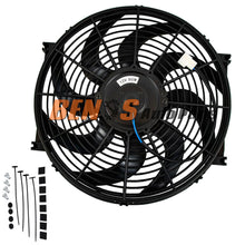 Load image into Gallery viewer, 14 Inch Electric Thermo Fan for Radiator with Mounting Kits