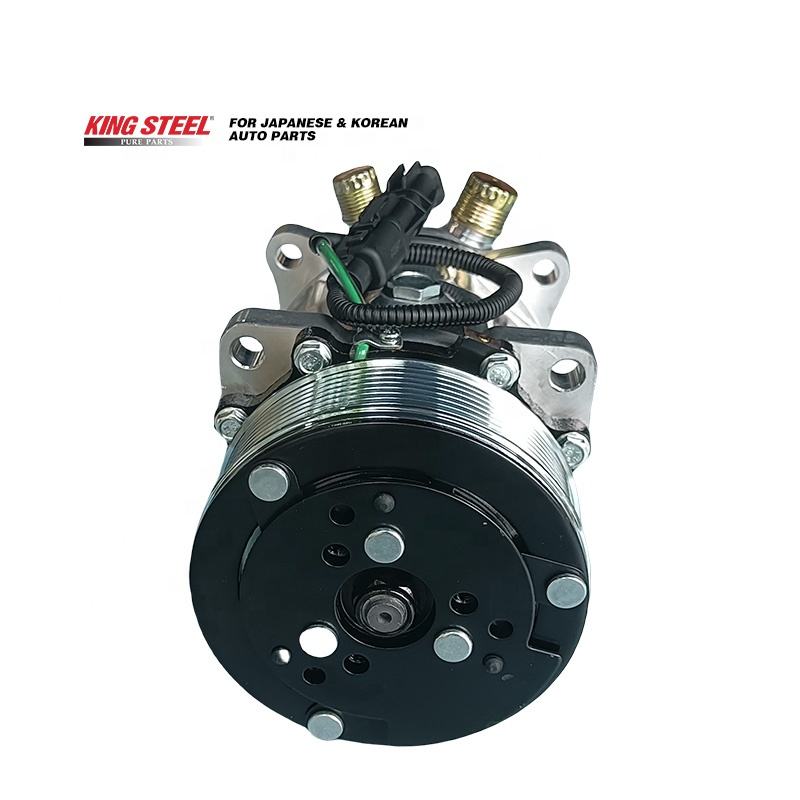 KINGSTEEL OE SD7H15 SD709 Auto Parts Electric With Pulley 8PK 119MM Car 24V Air Conditioning Compressor AC for Volvo VNL 2006-