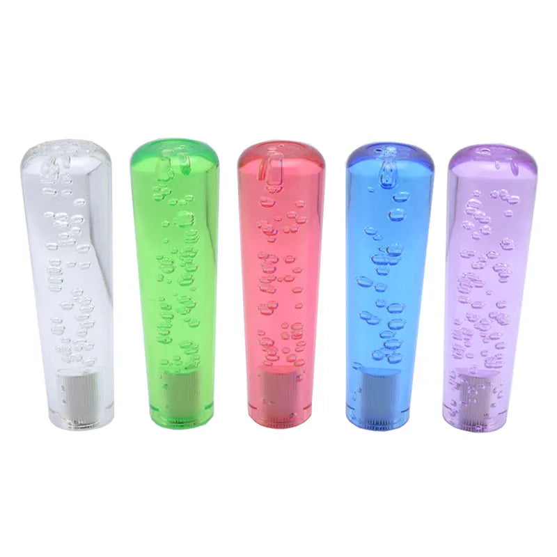 Universal Multi-Colour LED Crystal Gear Shift Knob - Acrylic, 100mm to 400mm Lengths