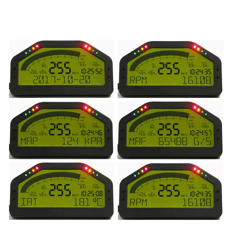 Universal OBD2 Digital LCD Race Dash Display Gauge Kit