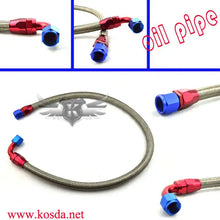 Load image into Gallery viewer, 10AN Stainless Steel Braided Hose 1 Metre - Universal Fuel and Oil Cooler Line