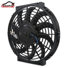 Load image into Gallery viewer, Universal 10 inch 12V Push / Pull Electric Cooling Fan - 80W, 1730 CFM