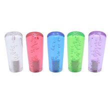 Load image into Gallery viewer, Universal LED Crystal Bubble Gear Shift Knob - Clear Acrylic, 100mm to 400mm