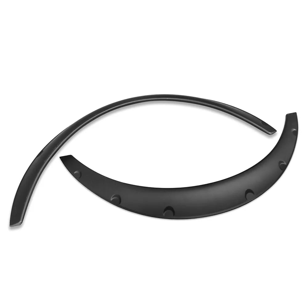 Universal Gloss Black ABS Fender Flare Wheel Arch Extensions - 4 Piece Set