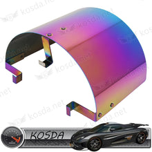 Load image into Gallery viewer, Universal 2.5-5 inch Neo Chrome Stainless Steel Cone Air Filter Heat Shield Cover