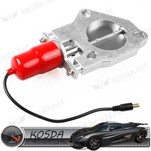 Load image into Gallery viewer, Universal 3 inch Stainless Steel Electric Exhaust Cutout Kit with Remote Control
