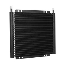 Load image into Gallery viewer, Universal 25 Row Aluminium Engine and Transmission Oil Cooler - Black 280 x 300 x 22.4 mm