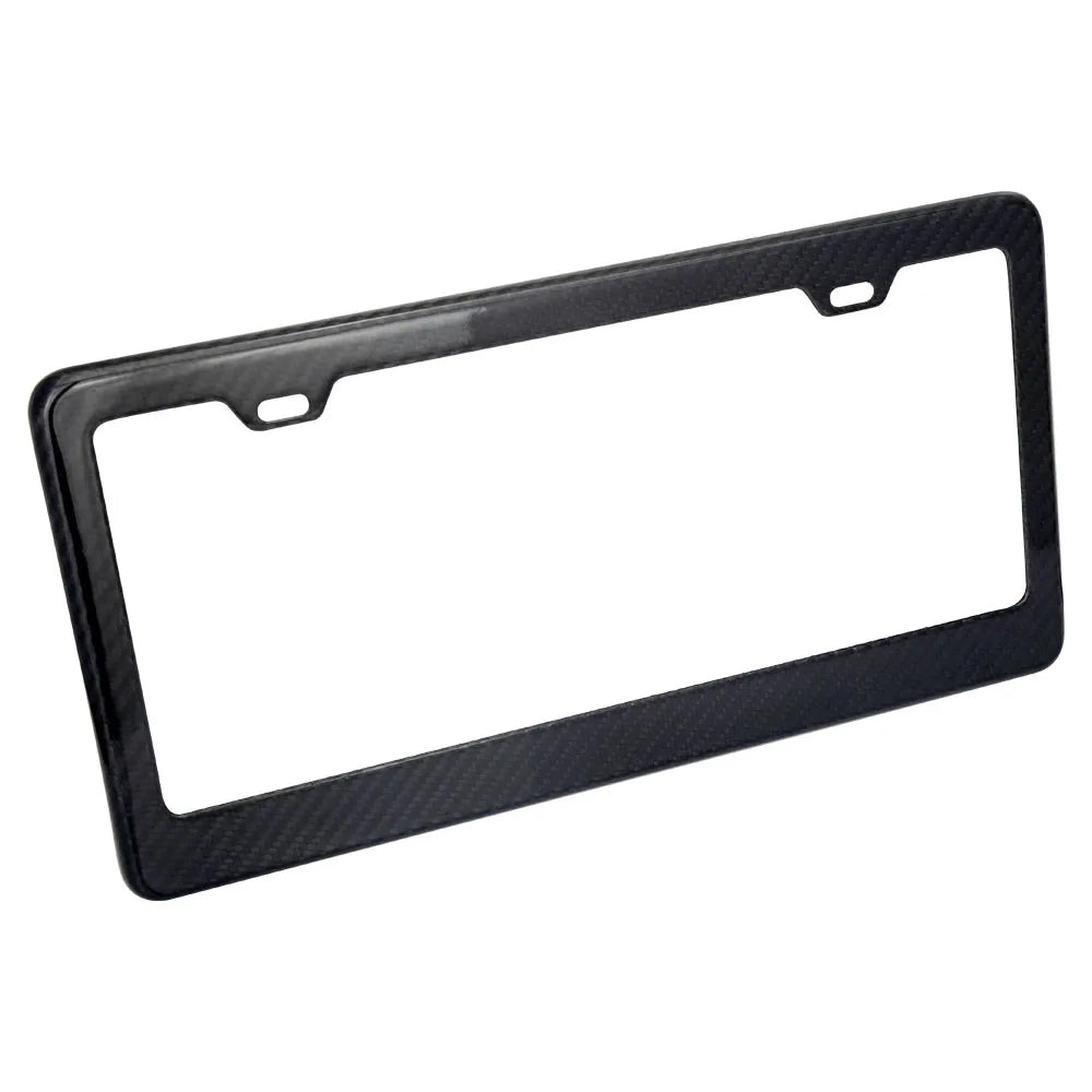 Real Carbon Fibre Licence Plate Frame - US Standard Size