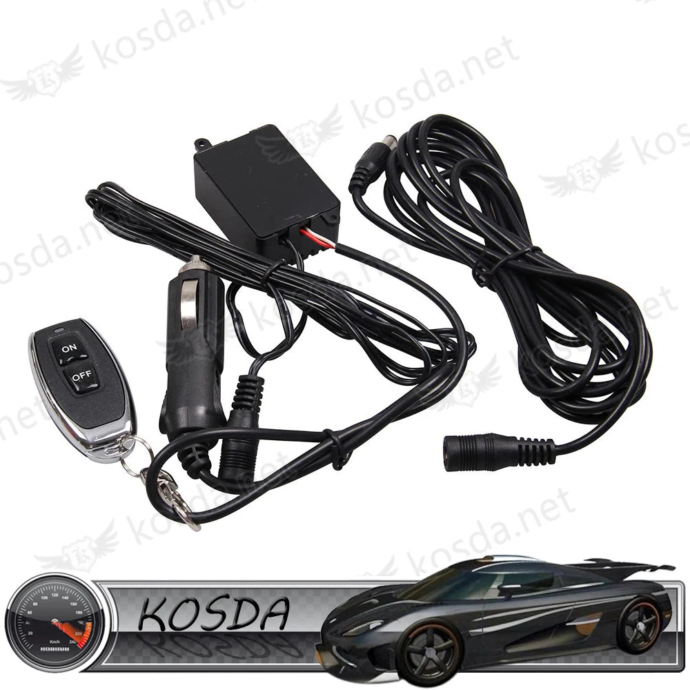 Universal 3 inch Stainless Steel Electric Exhaust Cutout Kit with Remote Control