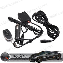 Load image into Gallery viewer, Universal 3 inch Stainless Steel Electric Exhaust Cutout Kit with Remote Control