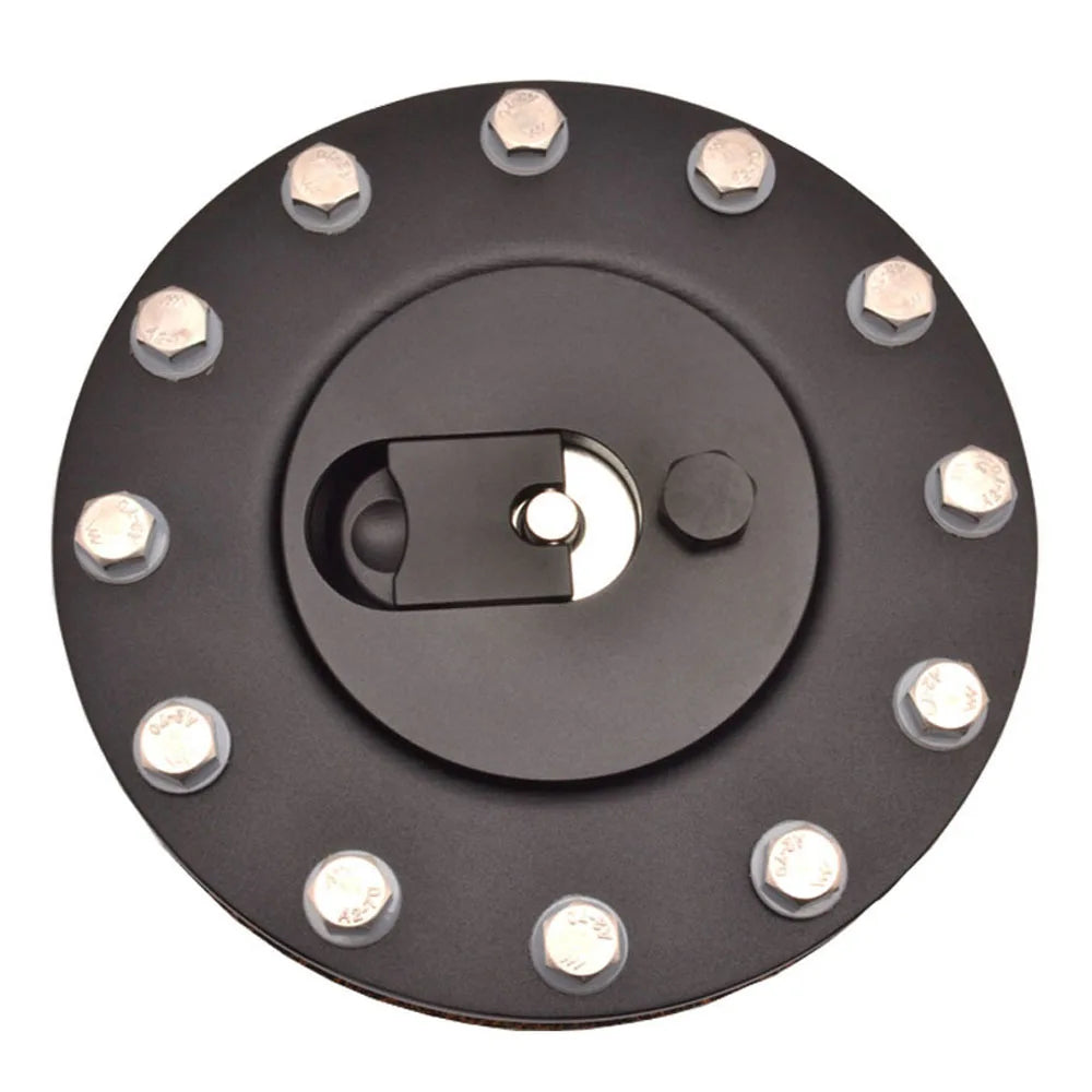 Universal Aluminium Racing Fuel Cell Cap and Insert - 75mm Cap, 90mm Tank Hole
