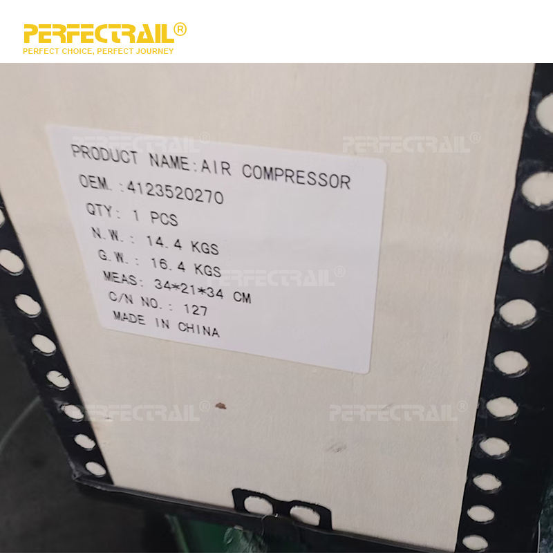 PERFECTRAIL 4123520270 4571301115 Factory Heavy Duty Truck Parts Air Brake Compressor for Mercedes Benz Axor 2 Integro O 550