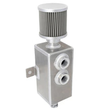 Load image into Gallery viewer, BMW N54 3.0L Black Aluminium 500ml Oil Catch Can with 19mm Hose Adaptors