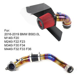 BMW M240i M340i M440i 2016-2025 / Toyota Supra 2019-2025 3.0T Titanium Charge Pipe and Intake Pipe Kit