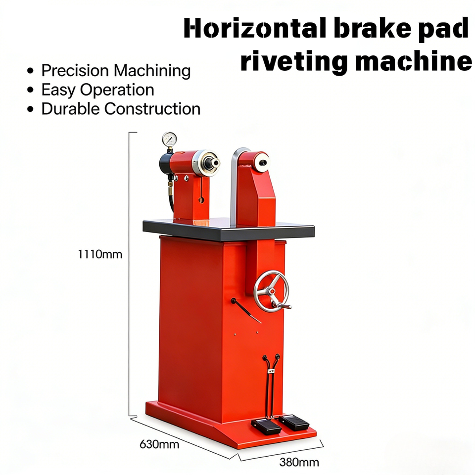Industrial Horizontal Brake Shoe Riveter, Precise & Reliable for Brake Lining Assembly & Auto Repair Shop Production Line