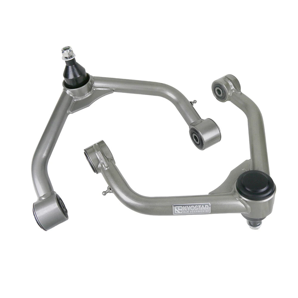 Upper Control Arms Pair for 2006-2022 Dodge RAM 1500 4WD 2-4 Inch Lift - Steel with Rubber Bushings