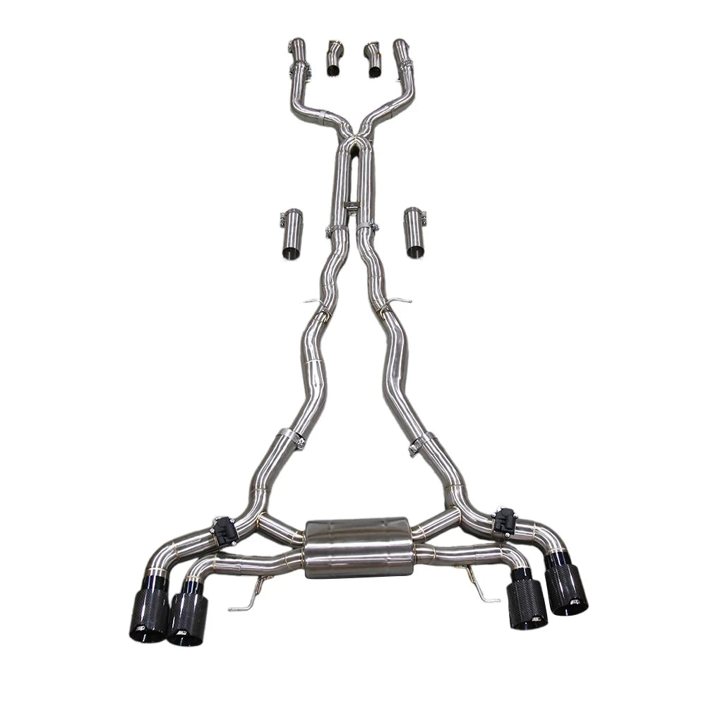 BMW M8 F91 F92 F93 2019-2025 S63 4.4TT V8 Stainless Steel Valved Sport Catback Exhaust System