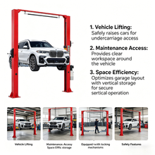 Load image into Gallery viewer, Ultra Quiet Auto Car Lift Rustproof Sturdy Structure Suitable for Car Wash Repair Center Residential Garage Use