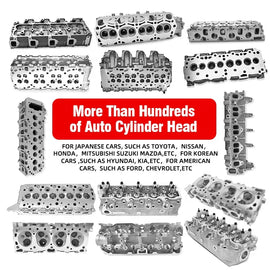 Car Aluminum Auto Engine Cylinder Head Assembly for TOYOTA Land Cruiser Hiace Corolla Camry Dyna Hilux 1hz 5l 2e 2tr 1kz 2l 2c