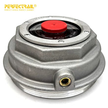 Load image into Gallery viewer, PERFECTRAIL 343-4075 Wholesale Heavy Duty Truck Parts Screw-On Aluminum Wheel Hub Center Cap for American Truck Trailer Axles