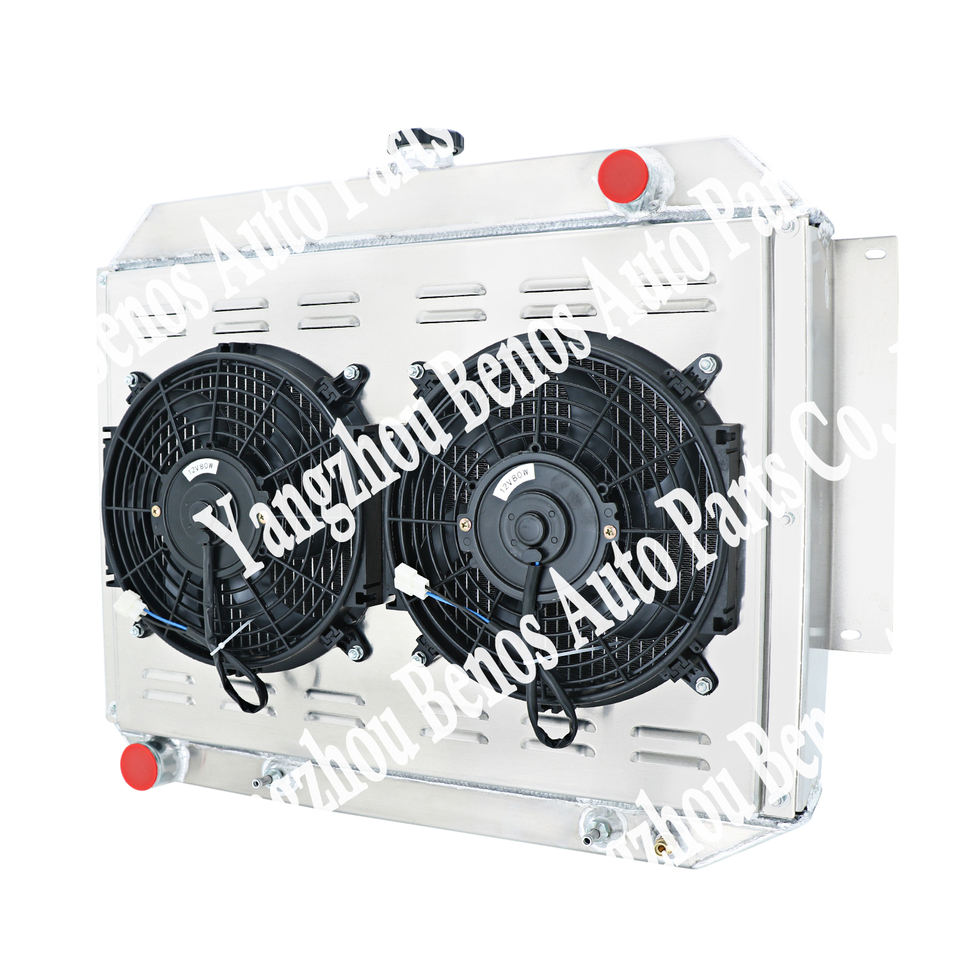 4-Row Aluminum Radiator For 1967-1969 Chevy Camaro Pontiac Firebird Small Block