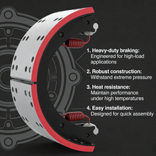 Load image into Gallery viewer, Premium Iron Made of High-Quality Steel Truck Parts Brake Shoes for General Manufacturing &amp; Universal Vehicle Adaptation
