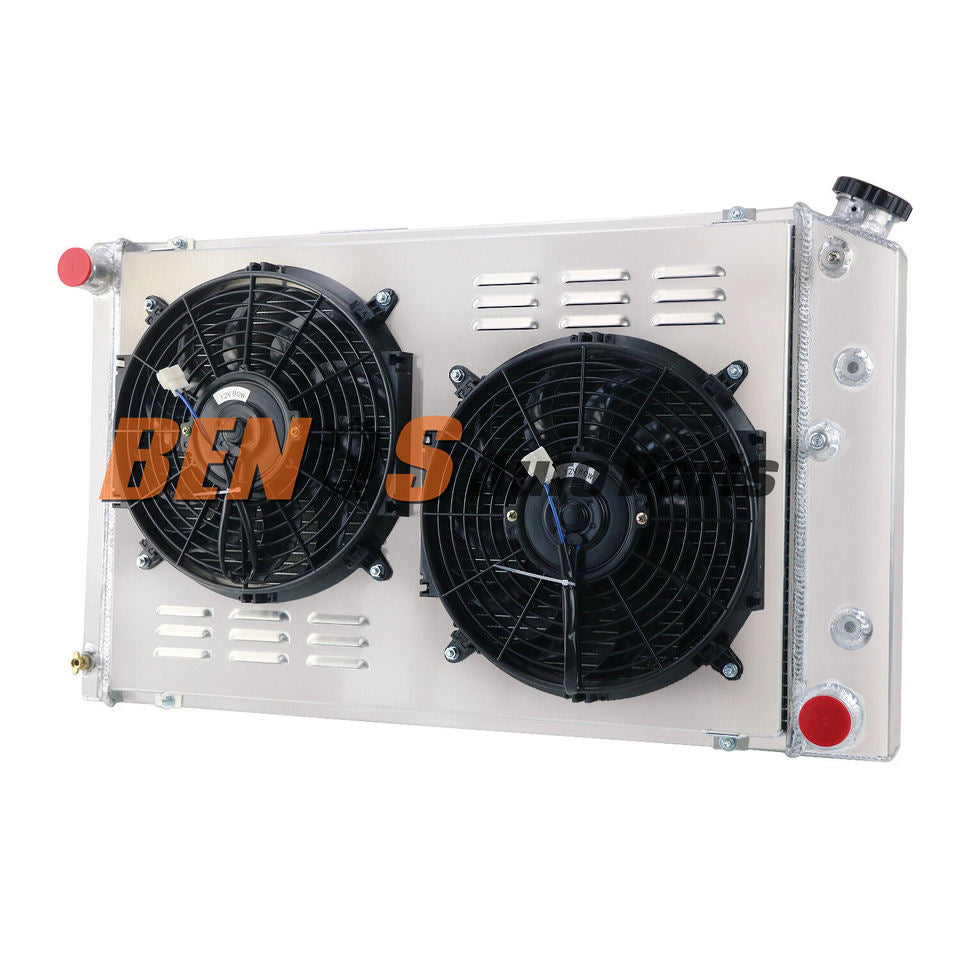3 Row Radiator Shroud Fan for 1971-1979 Chevrolet Caprice 73-80 K10 Suburban