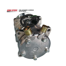 Load image into Gallery viewer, KINGSTEEL OE SD7H15 SD709 Auto Parts Electric With Pulley 8PK 119MM Car 24V Air Conditioning Compressor AC for Volvo VNL 2006-