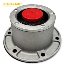 Load image into Gallery viewer, PERFECTRAIL 343-4024 Manufacturer Trailer Parts 6 Hole Aluminum Wheel Hub Center Cap for Freightliner for Volvo for Kenworth