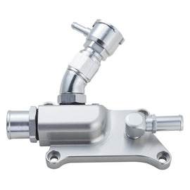 K-Series K20Z3 K24 Upper Coolant Thermostat Housing with Straight Elbow Filler Neck - Aluminium