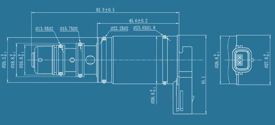 Control Valve for Automotive Air Conditioning Compressor OE 11856KH81