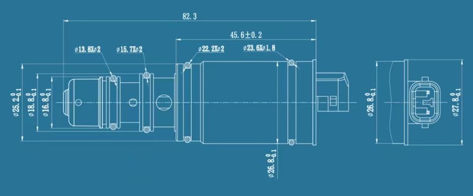 Automotive Compressor Control Valve for 6SEU12C 7SEU17 7SEU17C 5SE12C